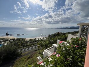 カヌチャから見える海